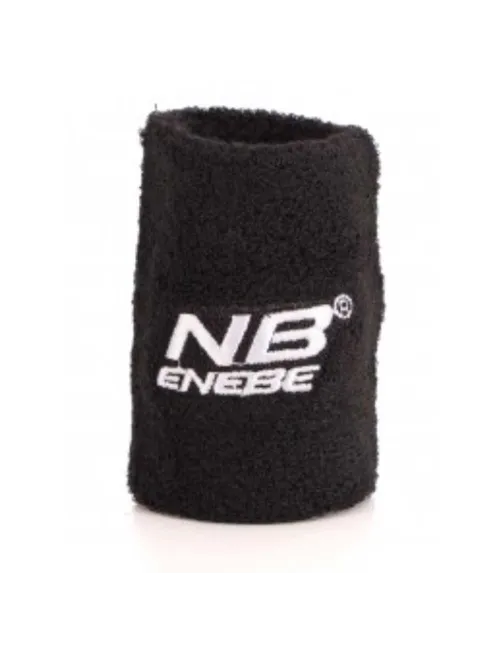 Wristband Enebe Black White Logo | Ofertas De Pádel