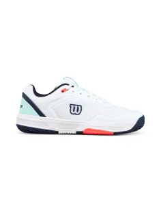 Wilson Courtglide Padel White/Blue | Ofertas de padel