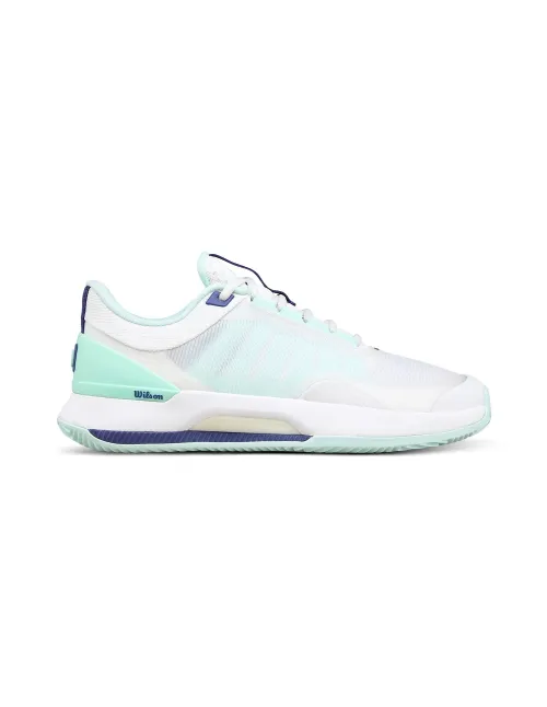 Wilson Intrigue Tour Clay Blanc/Bleu Femme | Ofertas De Padel