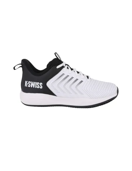 Kswiss Ultrashot Light Clay White/Black 04742-102-M | Ofertas de padel