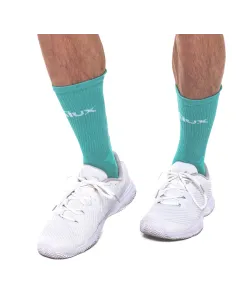 Pack 2 Meias Siux Longos Reveal Turquoise/Navy | Ofertas de padel