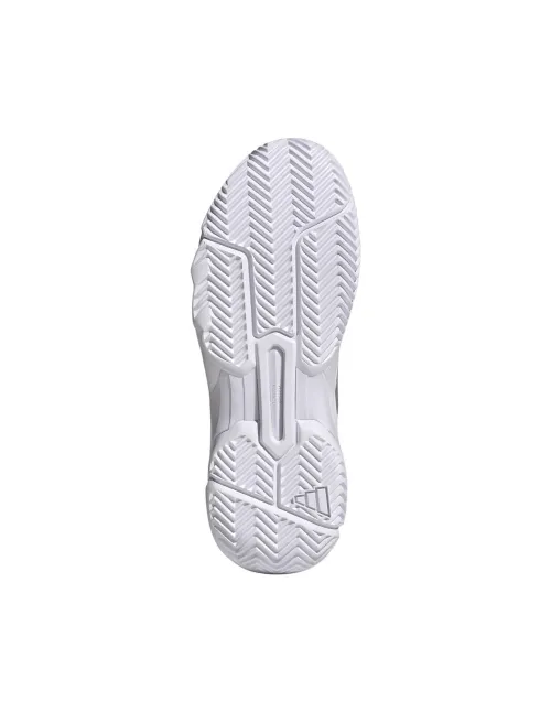 Adidas Courtjam Contrôle 3 Blanc/Argent Femme | Ofertas De Padel