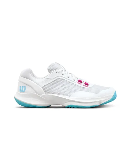 Wilson Hurakn Pro V2 Blanc/Bleu/Fuchsia | Ofertas De Padel