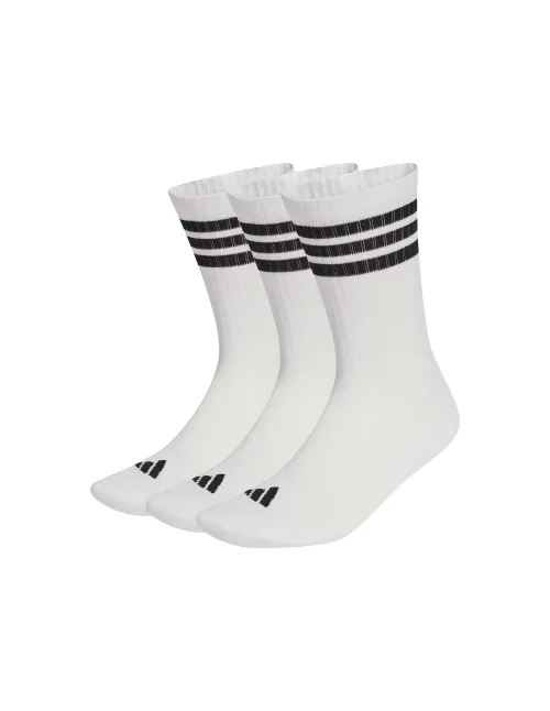 Chausettes Adidas 3 Stripes Essential Crew Blanco | Ofertas De Padel