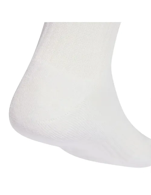 Pack 3 Calcetines Adidas 3 Stripes Essential Crew Blanco | Ofertas de pádel