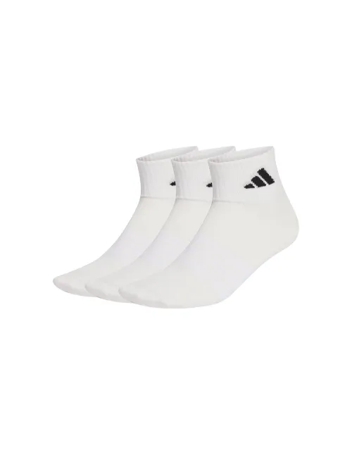 Pack 3 Calzini Adidas Essential Ankle Bianco |Padel offers