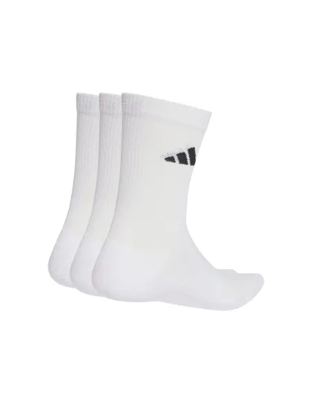 Pack 3 Socks Adidas Essential Crew White | Ofertas de padel