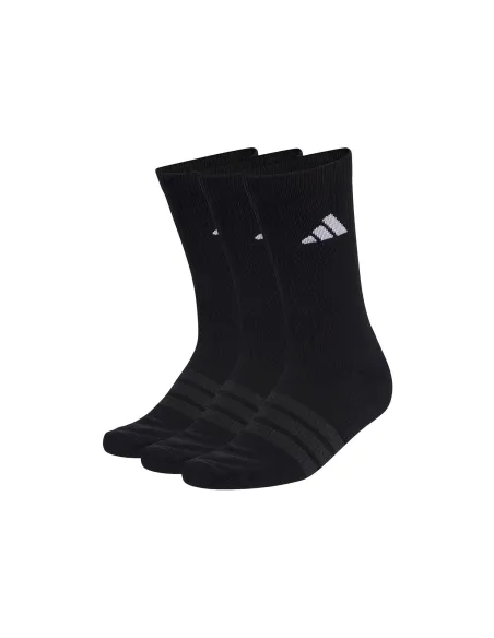 Pack 3 Calcetines Adidas Essential Crew Negro | Ofertas de pádel
