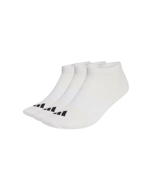 Pack 3 Socken Adidas Essential Low Weiß | Ofertas De Padel