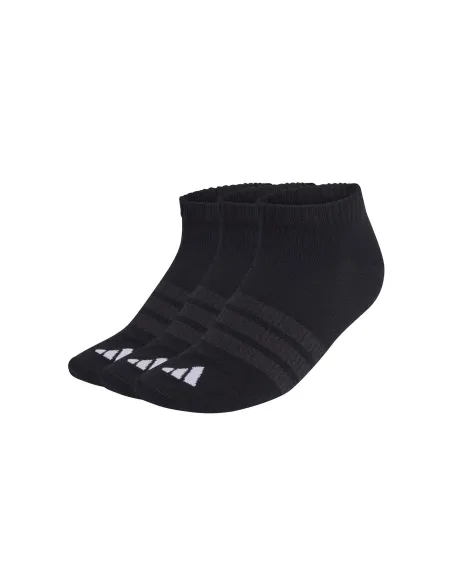 Pack De 3 Chausettes Adidas Essential Low Noir | Ofertas De Padel