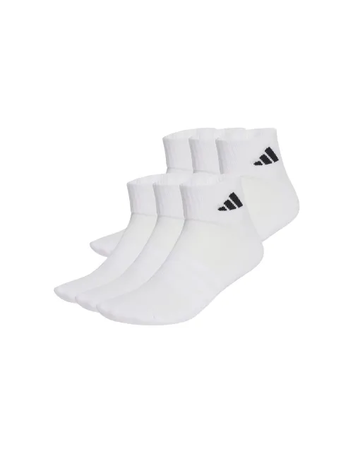 Pack De 6 Chausettes Adidas Essential Ankle Blanc | Ofertas De Padel