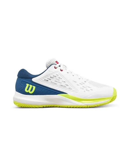 Wilson Rush Pro Ace Weiß/Blau Junior | Ofertas De Padel