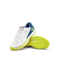 Wilson Rush Pro Ace Weiß/Blau Junior | Ofertas De Padel 2