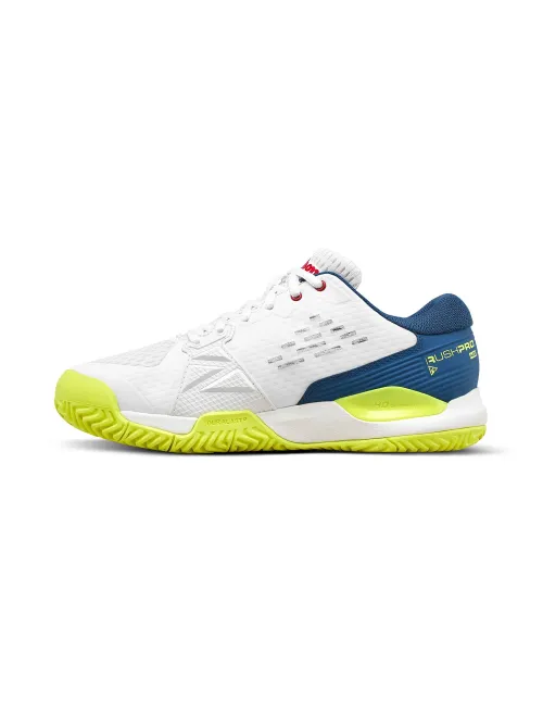 Wilson Rush Pro Ace Weiß/Blau Junior | Ofertas De Padel