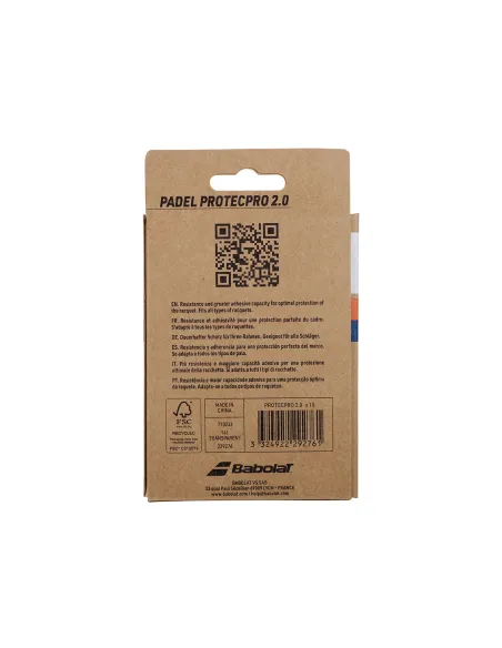 Box X15 Blister 2 Pcs Schutzstreifen Babolat Protecpro 2.0 | Ofertas De Padel