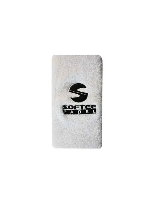 Pulseira Larga Softee Branca Logo | Ofertas de padel