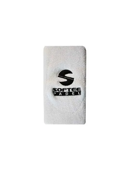 Polsiera Larga Softee Bianca Logo |Padel offers