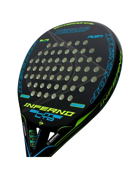 Dunlop Inferno Elite Ltd Amarillo Azul | Ofertas de pádel