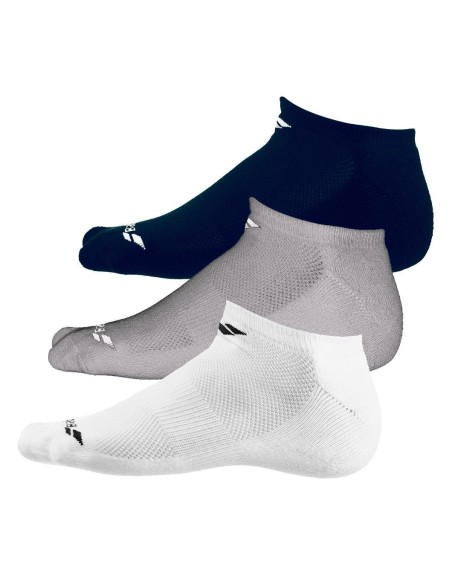 Pack Of 3 Pairs Socks Babolat Invisible White | Ofertas de padel