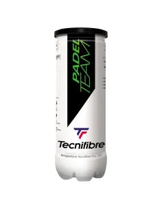 Bote 3 pelotas Tecnifibre Padel Team | Ofertas de pádel