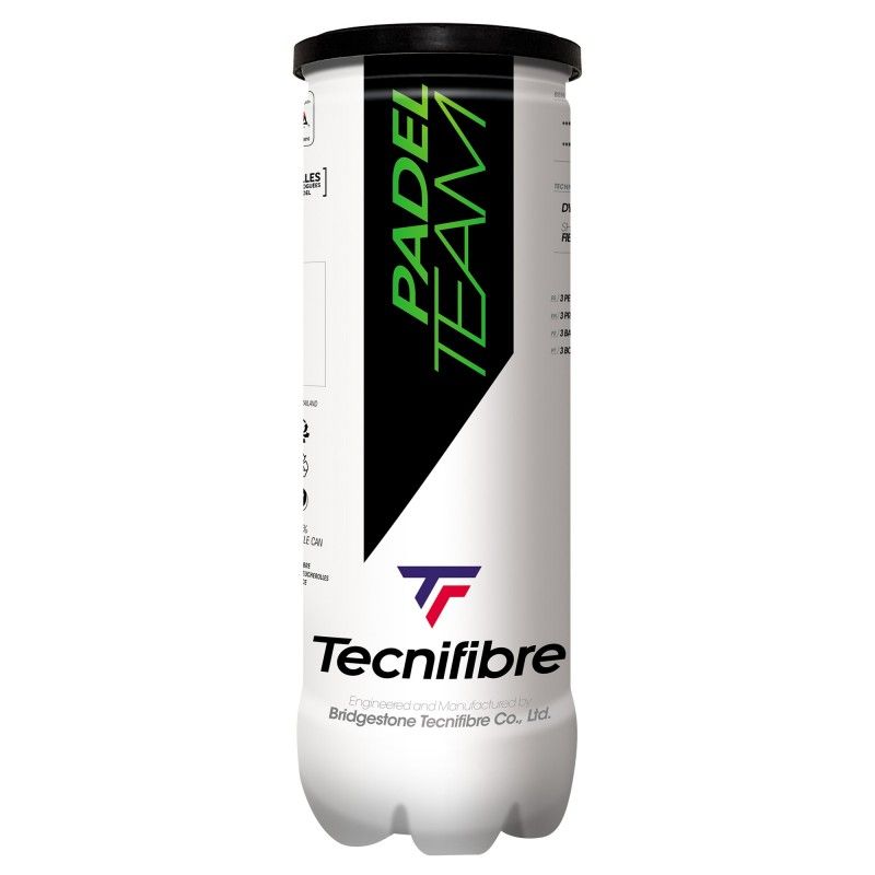 3 balls can Tecnifibre Padel Team | Ball cans | Tecnifibre 