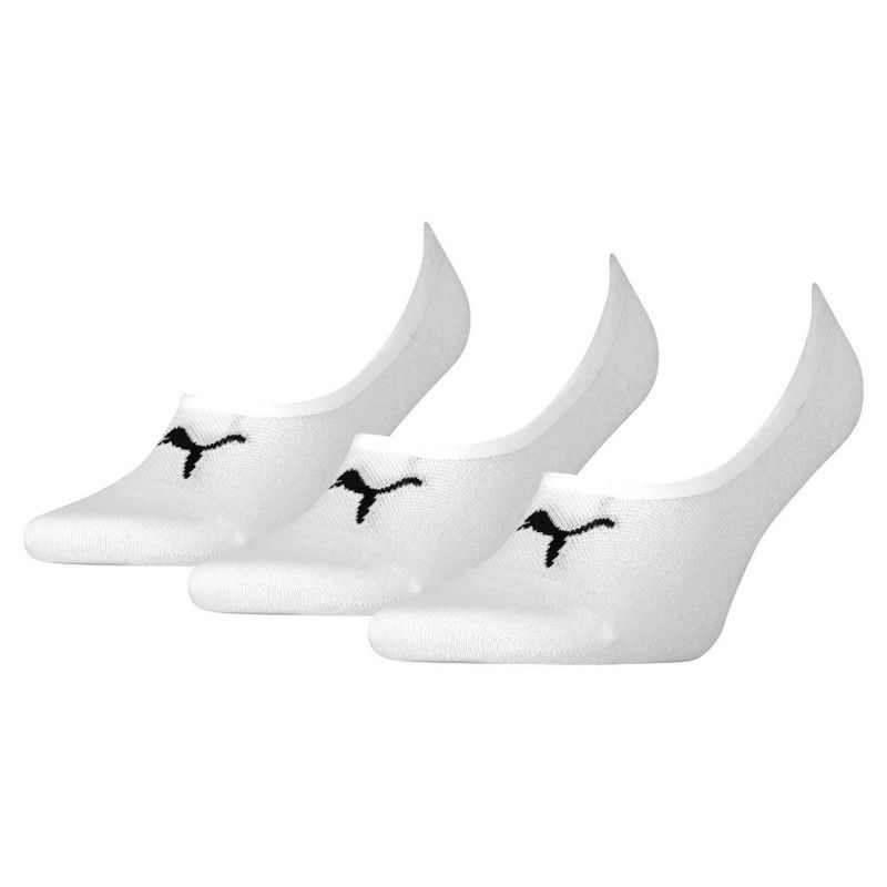 Pack de 3 pares de calcetines Puma Footie 171002001 BLANCOS