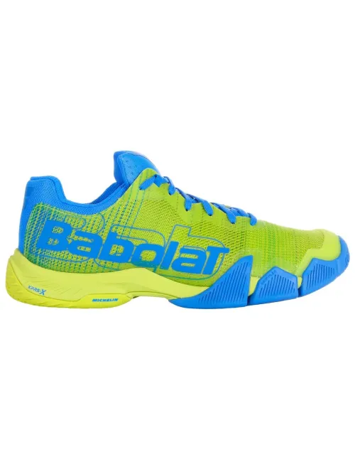 Babolat Jet Premura Sulphur Spring / Blue | Sneakers Babolat | Babolat 