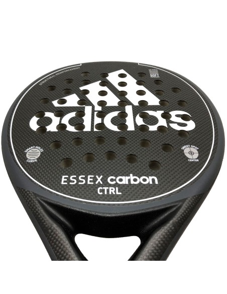 Pala Adidas Essex Carbon Control Black / White Rough RK6CH9 | Ofertas de pádel