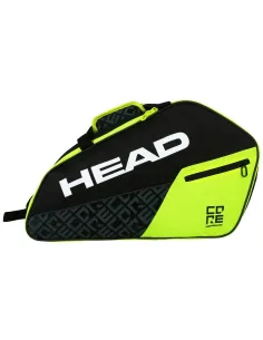 Black And Yellow Head Core Padel Combi Padel Bag | Ofertas de padel