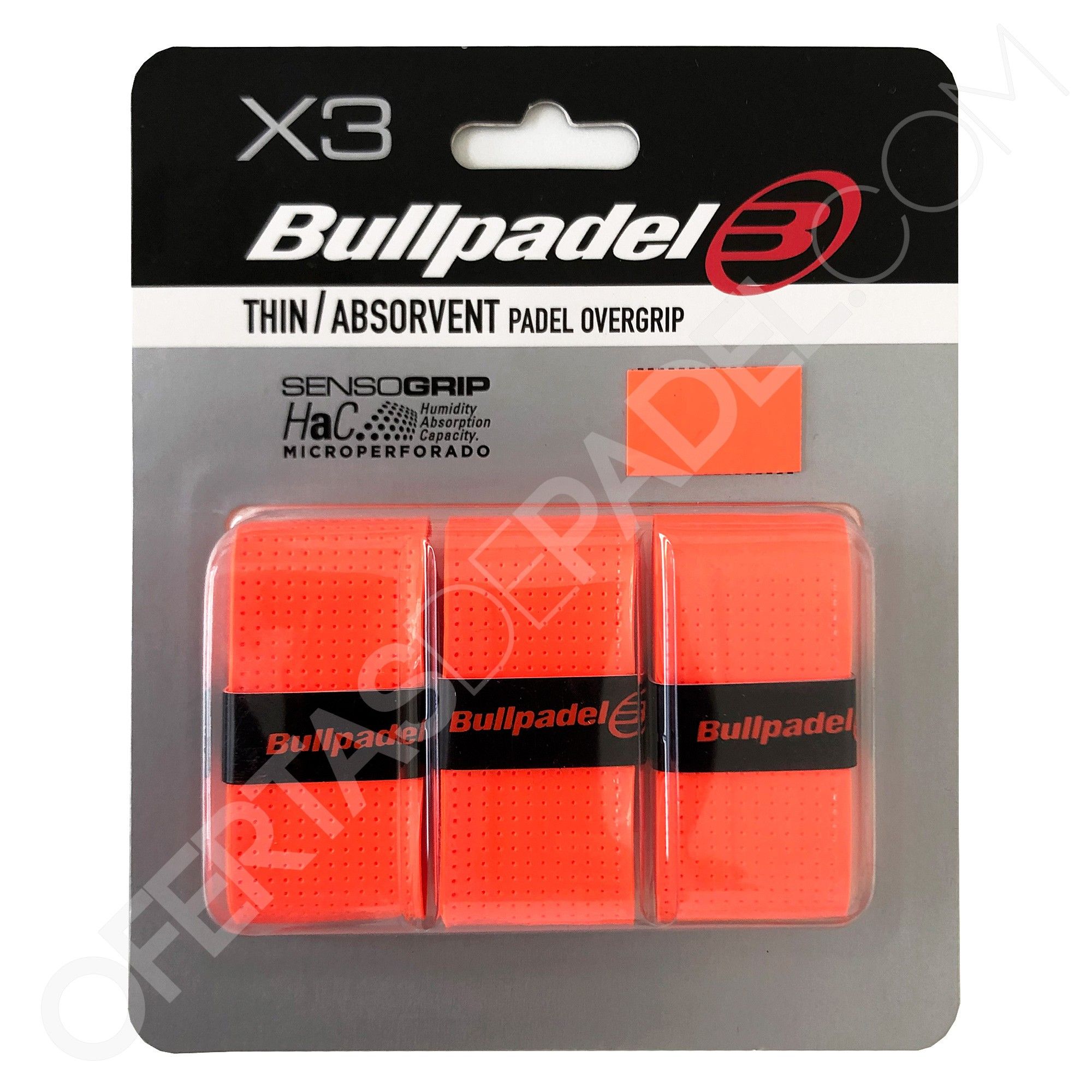 Overgrip Bullpadel Gb-1705 Naranja, Amarillo