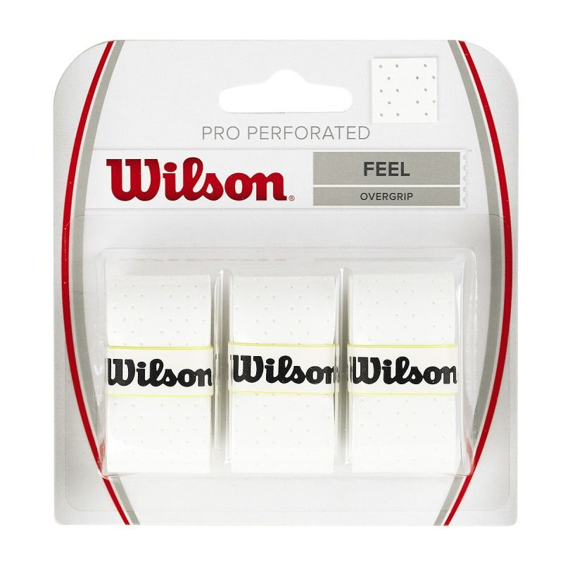 Blister de 3 Overgrips Wilson Pro Perforado | Packs / Blister overgrips | Wilson 