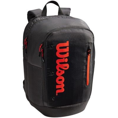 WR8011401001- Wilson Tour Backpack Black/Red