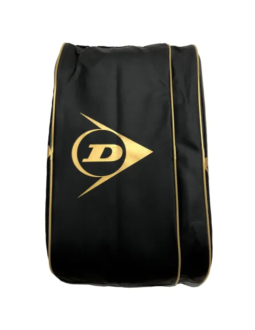 Black And Gold Dunlop Tour Intro Padel Bag | Ofertas de padel