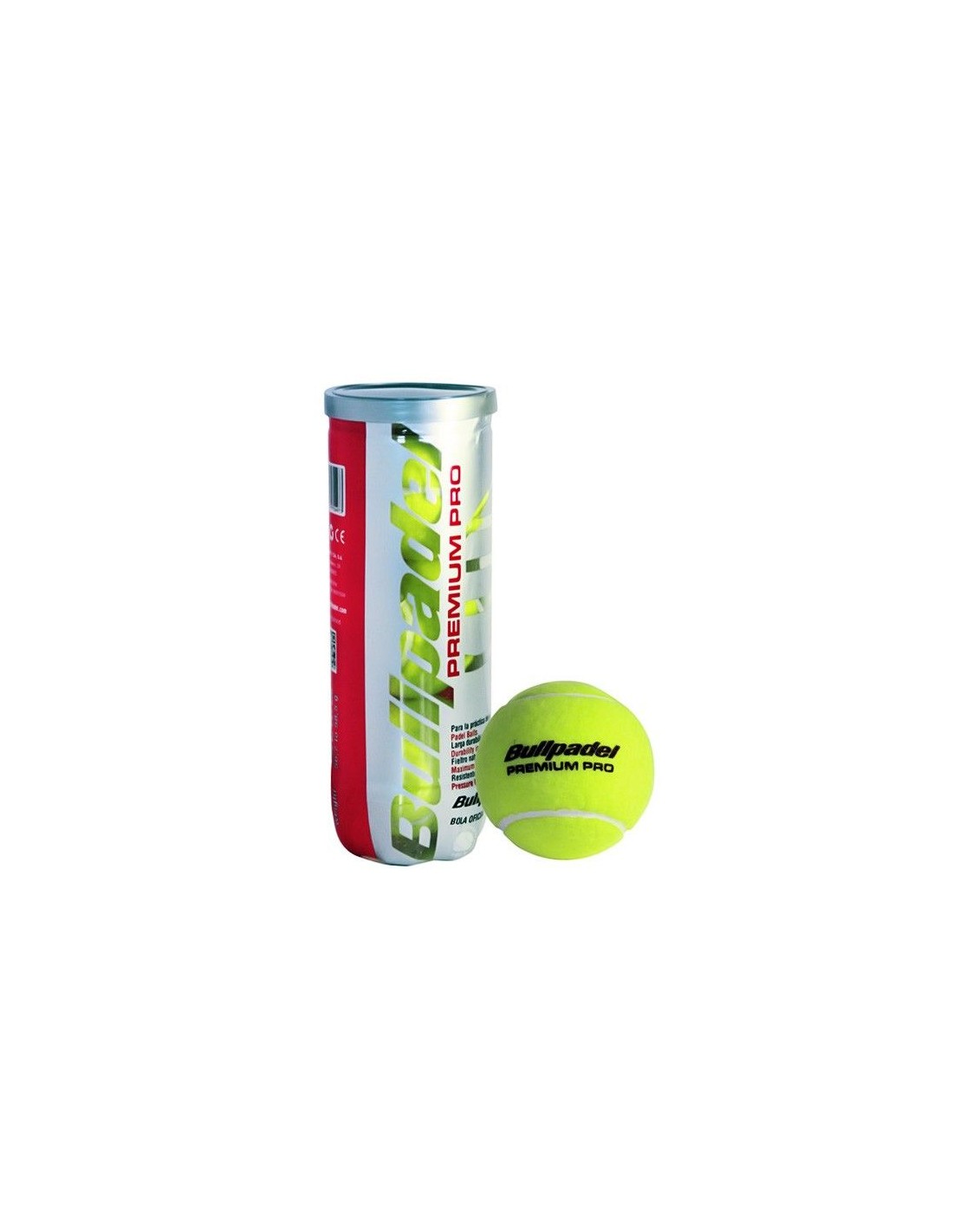 3 pelotas de pádel Bullpadel Premium Pro Ofertas Pádel