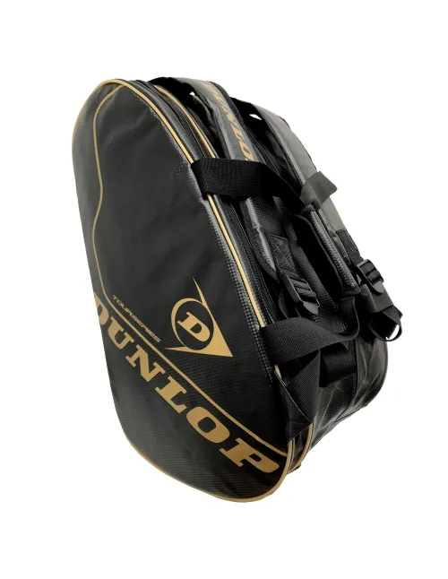 Black And Gold Dunlop Tour Intro Padel Bag | Ofertas de padel