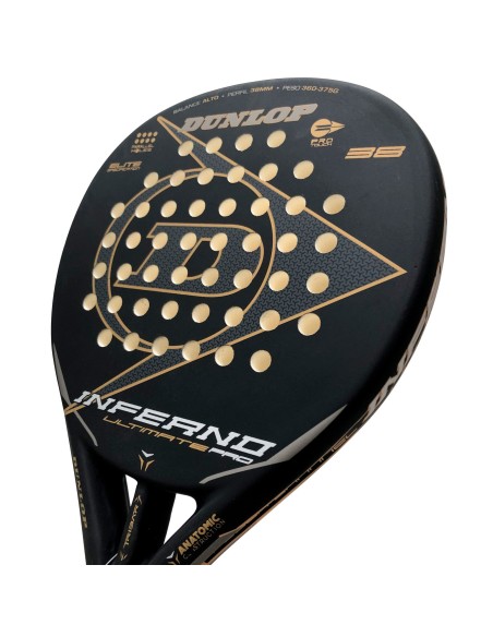 Dunlop Inferno Ultimate Pro Preto / Gold | Ofertas de padel
