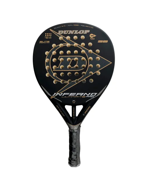 Dunlop Inferno Ultimate Pro Black / Gold | Paddle blades Dunlop | Dunlop 