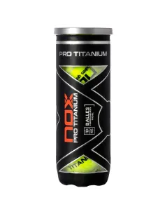 Bote 3 pelotas de pádel Nox Pro Titanium | Ofertas de pádel