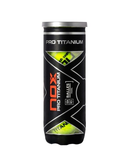 Bote De 3 Bolas Nox Pro Titanium | Ofertas de pádel