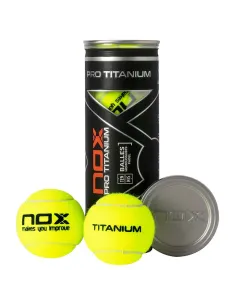 Bote 3 pelotas de pádel Nox Pro Titanium | Ofertas de pádel 2