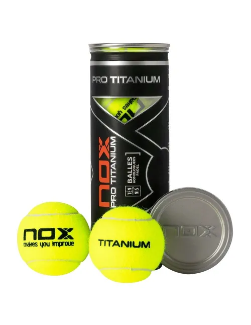 Bote De 3 Bolas Nox Pro Titanium | Ofertas de pádel