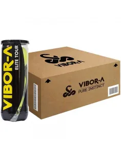 Cajón 24 botes de 3 pelotas de pádel Vibora Elite Tour | Ofertas de pádel
