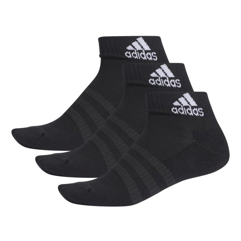 Adidas Cush ANK 3PP Black Socks | Unisex Socks | Adidas 