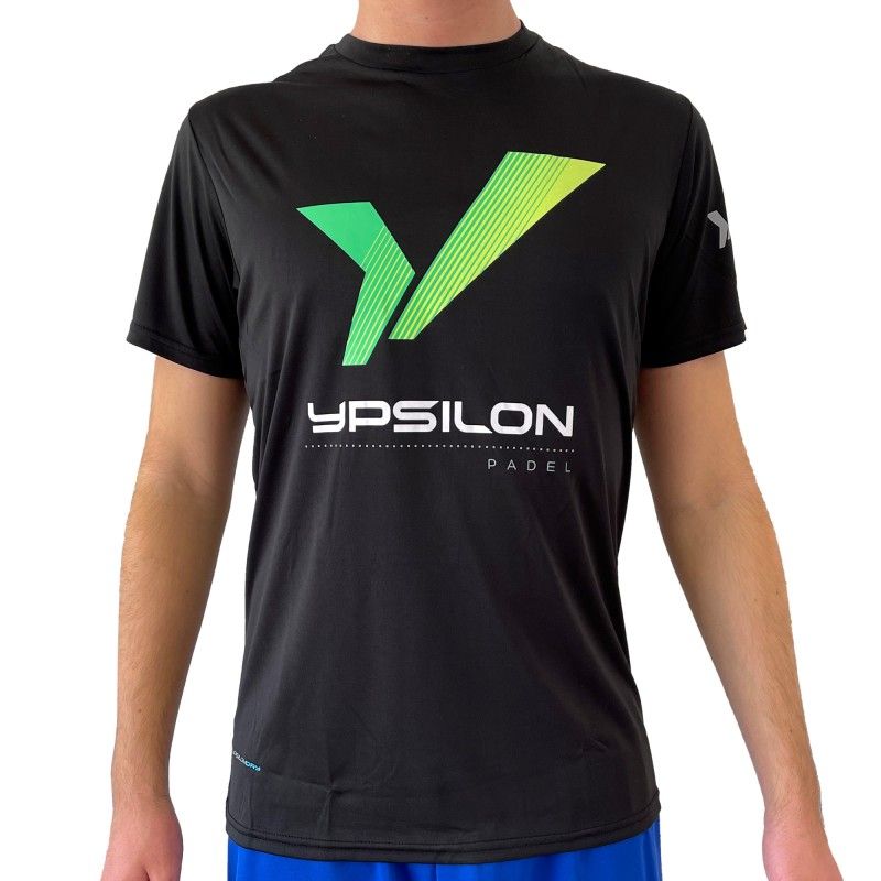 T-Shirt Ypsilon Padel Black / Green | T-shirt uomo | Ypsilon Padel 