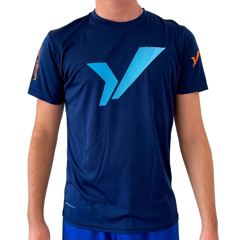 T-Shirt Ypsilon Padel Navy / Orange | T-shirt uomo | Ypsilon Padel 