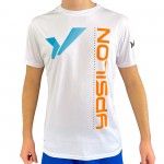 T-Shirt Ypsilon Padel White / Orange ODP | Homem de t-shirt | Ypsilon Padel 