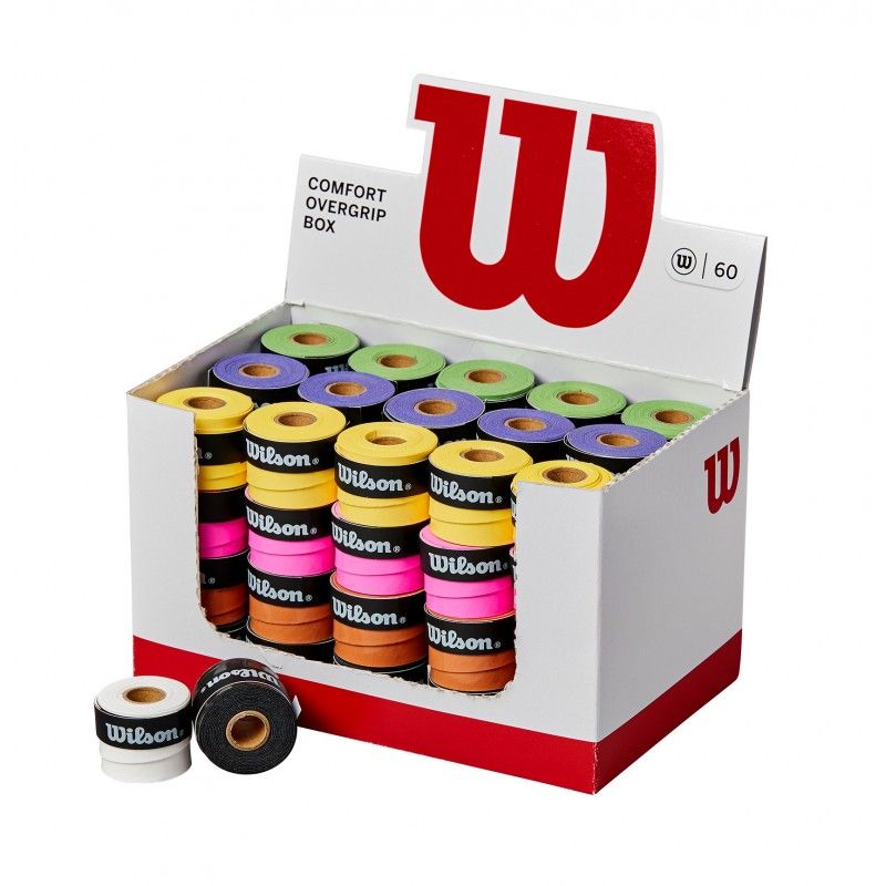 WR8410701 - Box 60 Overgrip Wilson Multicolor