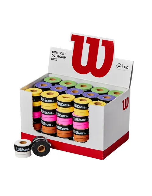 WR8410701 - Box 60 Overgrip Wilson Multicolor