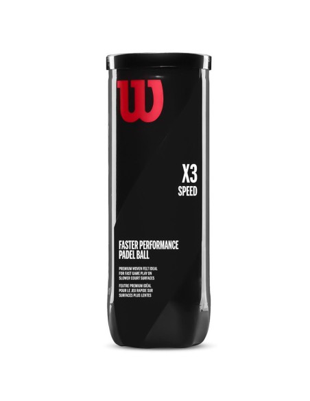 Cassetto 24 Barattoli Wilson Padel X3 Speed Ball |Padel offers