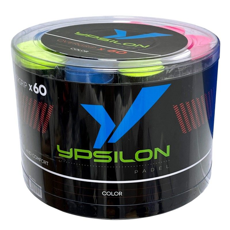 60 Overgrips Ypsilon Comfort Color | Secchiello overgrip | Ypsilon Padel 